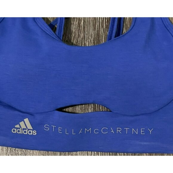 Adidas by Stella McCartney Size XS True Strength Medium Support Sports Bra NWT - Picture 4 of 7